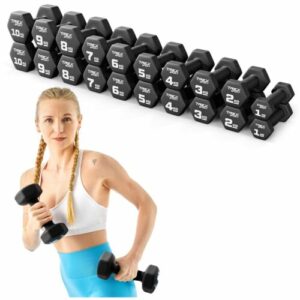 TREX SPORT Neopren Hanteln Set | Kurzhanteln 2er Set 4kg-20kg | Hanteln Set