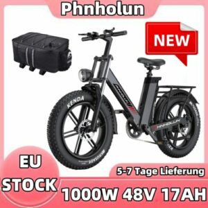 HOT Phnholun 20 ZOLL Mountainbike 1000W Elektrofahrrad E-Bike Moped 60km/h