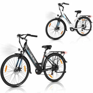 E-Fahrrad 28Zoll Elektrofahrrad 250 W 48V 25km/h 100KM Mountainbike Damen Ebike