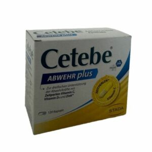 CETEBE ABWEHR plus Vitamin C+Vitamin D3+Zink 120 Kapseln ,PZN 02415254 MHD 12/25