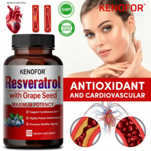 Resveratrol Kapseln Anti-Aging Starke Antioxidantien& Unterstützung Immunsystems