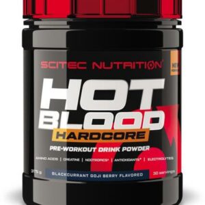 Scitec Nutrition Hot Blood Hardcore, 375 g Dose, Blackcurrant & Goji Berry