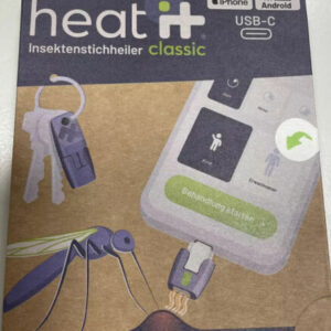 HEAT IT Classic USB-C elektronischer Insektenstichheiler Blau für iPhone/Android