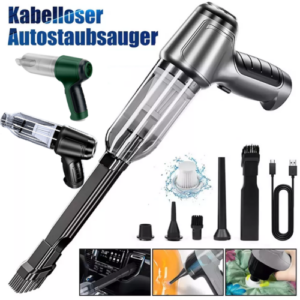 120W Kabellos 3in1 Handstaubsauger Staubsauger Akku für Auto Haus Nass/Trocken