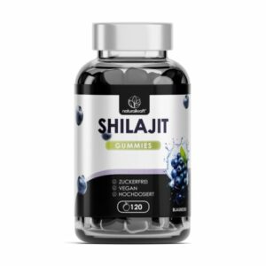 Premium Shilajit Mumijo 120 Gummies Hochdosiert Original aus dem Himalaya Vegan