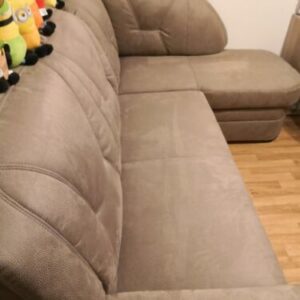 HOMCOM Ecksofa mit Schlaffunktion Stauraum Schlafsofa mit Chaiselongue L-Form...