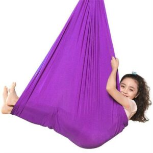 Elastische Kinder Schaukel Hängematte Yoga Therapie Kinder Schlinge DE//[