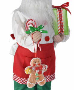 Santa Claus Weihnachtsbäckerei Koch Weihnachtsmann Figur Weihnachtsdeko XMAS