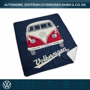 Original Volkswagen Bulli T1 Reisedecke Wolldecke 150x130 cm blau