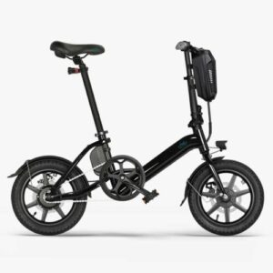 Fiido D3 PRO Schwarz 14 Zoll Tragbares Elektrofahrrad Fahrrad für Erwachsene