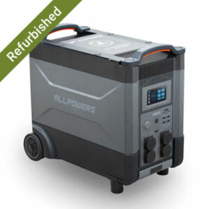 ALLPOWERS R4000 Tragbare Powerstation 4000W Solargenerator 3600Wh LiFePO4 Akku