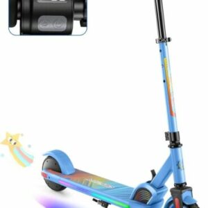 Caroma E Scooter Kinder von 6-14 Jahren, 180W Motor, 16 km/h, E Roller Kinder