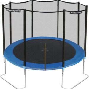 Ultrasport Gartentrampolin Jumper Ø 251 cm, Trampolin Komplettset