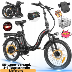 SAMEBIKE CY20 350W Elektrofahrrad 20 Zoll Klappbar E-Bike 12AH Citybike 32KM/H