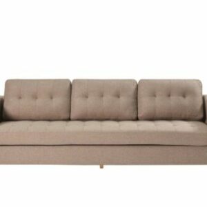 Marino Sofa 3 Personen Stoff braun.