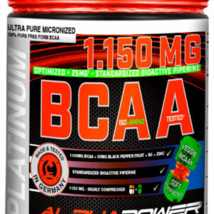 ALPHAPOWER FOOD® 100% BCAA 1.150 MG + PIPERINE I RATIO 2:1:1, 400 Soft Tabletten