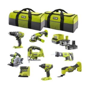 Ryobi 18V Combo-Kit 8er Set Akkuschrauber Schlagschrauber Multitool original neu