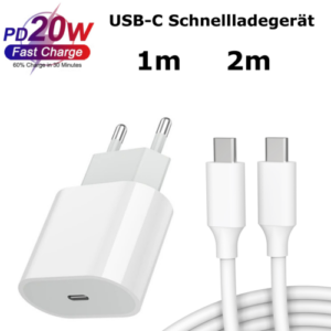 USB C Ladekabel Ladegerät für Original Samsung S23 S24 Xiaomi iPhone 15 16 20W