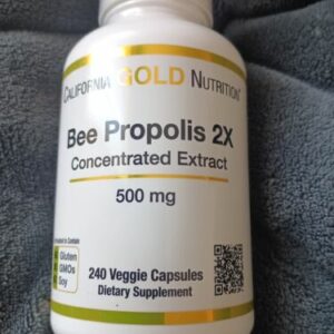 Bee Propolis 2X, Bienenpropolis 2X, konzentriertes Extrakt, 500 mg, 240 