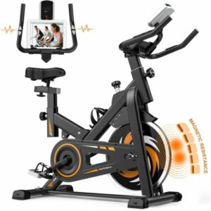 Decorcn Ergometer Heimtrainer Fahrrad/ LCD Monitor/Hometrainer 150 kg