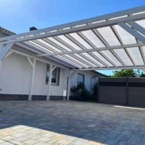 Neue Carport Terrassenaus Konstruktionholz - KVH, aus Polen