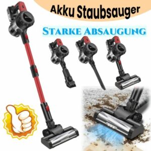 3600W Staubsauger Akku Handstaubsauger kabellos 6-in-1 mit Wischfunktion 20000Pa