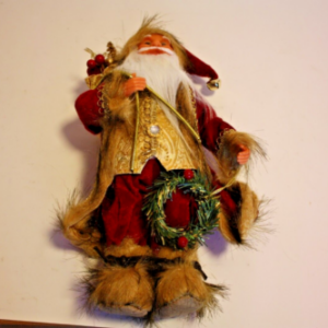 Deko Weihnachtsmann 30cm rot stehend Santa Claus Dekofigur Weihnachtsdeko