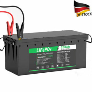 12V 200Ah LiFePO4 Lithium Batterie Solar Wohnmobil Boot Akku BMS Solaranlage DE