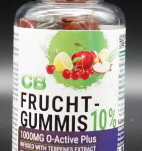 CB Fruchtgummis mit 1000mg O-Active Plus 60 das Original  SCHNELLVERSAND