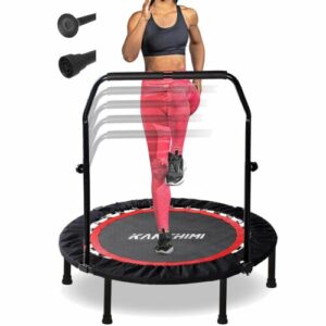 Kanchimi Indoor Fitness Trampolin - Faltbar, Praktisch, mit 330 Pfund Tragkraft