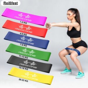 Fitnessband Gymnastikbad Widerstandsband Fitness  Band SET Trainings Gummiband