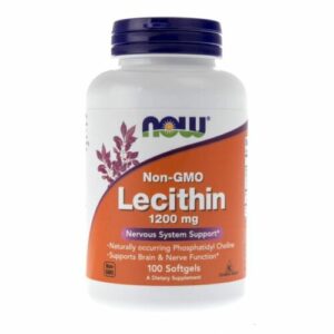 Now Foods Lecithin Nicht-GMO 1200 mg - 100 Weichkapseln