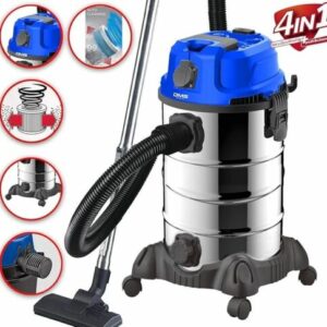 DMS Staubsauger 2300W Nass Trocken Industriestaubsauger 30L industriesauger,Blau