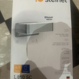 Steinel LED-Außenleuchte L 810 SC Silber Außenwandlampe Wand Bewegungsmelder App