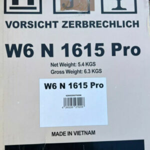 Wertarbeit W6 N 1615 Pro Nähmaschine Haushaltsnähmaschine Elektronisch Weiß NEU