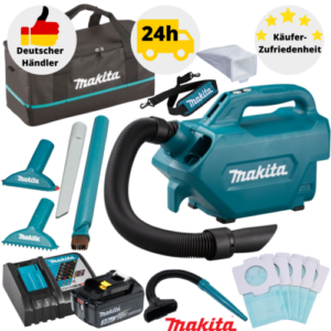 Makita DCL184RF Akku-Staubsauger Autostaubsauger 18 V Staubsauger inkl. Akku