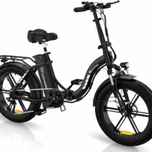 Evercross EK6 20 Zoll Elektrofahrrad 48V 15Ah Faltbar Cityräder Fat Tire E-Bike