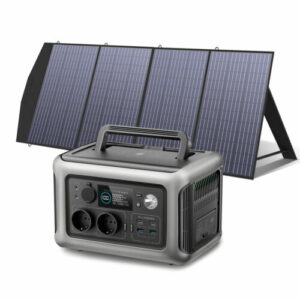 ALLPOWERS Solarpanel 18V Solarmodul mit Powerstation 600W 299Wh Solargenerator