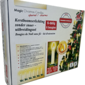 Kabellose Christbaumkerzen Weihnachtsbaumkerzen LED Kerzenzauber Ergänzungsset