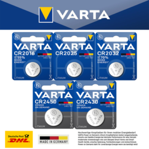 1-200 Varta Batterien Knopfzellen CR2016 CR2025 CR2032 CR2430 CR2450 Retail