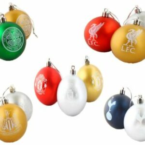 Baumschmuck Weihnachtskugeln Fußballverein hängend Auswahl zufällige Farbe