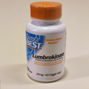 Doctor's Best, Lumbrokinase, 60 pflanzliche Kapseln