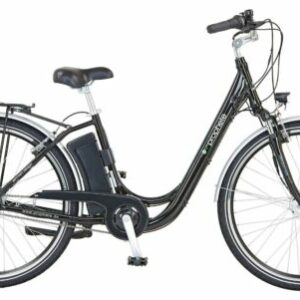 PROPHETE E-BIKE CITY RH 46 cm 28 Zoll 374 Wh 250 W 36 V 7 Gänge Schwarz