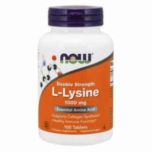 Now Foods L-Lysin 1000 mg, 100 Tabletten