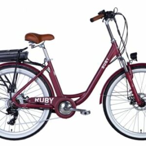 E-Bike 26" City Stadt Urban Retro Elektrofahrrad Stahl RH 43cm 25km/h 50km