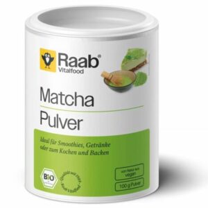 Raab Vitalfood Matcha Basic Grünteepulver Dose (100g) Bio