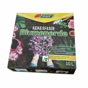 Humusziegel- 320 L Kokoserde - 32 x 700g - Blumenerde aus Kokosfaser Anzuchterde