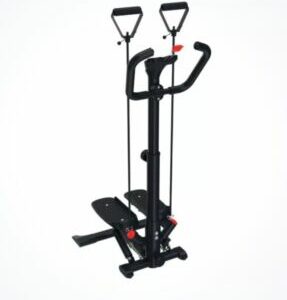 Crivit Swing Stepper mit Griff schwarz Heimtrainer Fitnessgerät *besch.VP