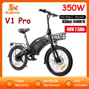 20 Zoll Elektrofahrrad Kukirin V1 Pro 350W 7.5AH Klappbar Commuter E-bike 45KM/H