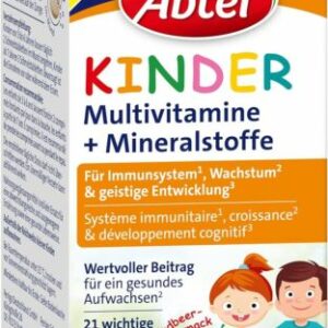 Abtei Kinder Multivitamine+Mineralstoffe, Schmelztabletten, 1x75 Stück, neu&ovp